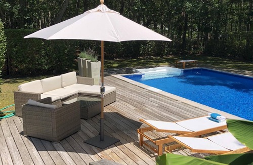 Northwest Harbor House | Sunny East Hampton Oasis With Heated Pool