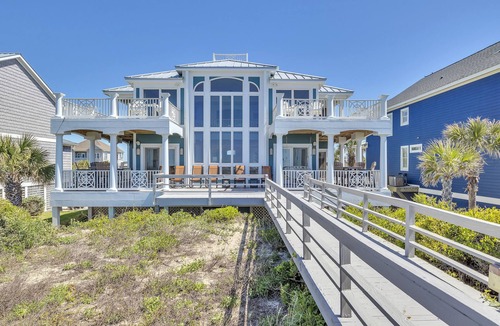 Caswell Beach House | Surviving Stress: Exquisite Oceanfront Caswell Beach Home Perfect for Small Beac