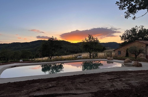 Rosennano Villa | Sustainable, Chianti Villa: Private Pool, Breathtaking Views & 2.5-Acre Garden,