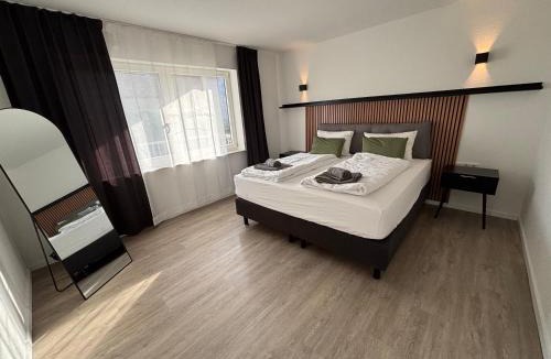 Darmstadt Apartment | Teratop-Living, 3-Zimmer, Zentrale Lage, Geschäftsreisen, Kurztrips, längere Aufenthalte