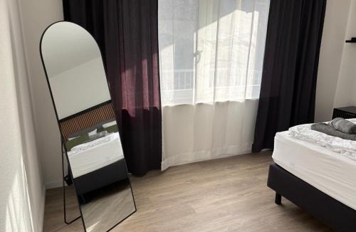 Darmstadt Apartment | Teratop-Living, 3-Zimmer, Zentrale Lage, Geschäftsreisen, Kurztrips, längere Aufenthalte