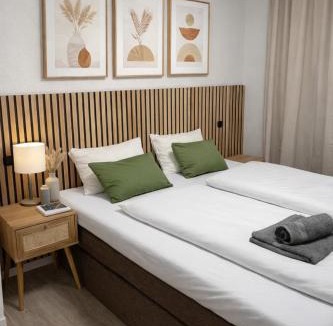 Darmstadt Apartment | Teratop-Living, 3-Zimmer, Zentrale Lage, Geschäftsreisen, Kurztrips, längere Aufenthalte