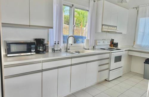 Green Cay House | The Cottage at Green Cay - Walk to the Beach - King Bed - Full AC