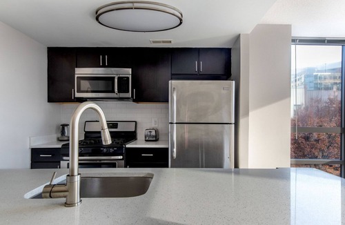 Bethesda Apartment | Trendy Bethesda 2BR w/Doorman & Pool, nr Metro & Dining, by Blueground