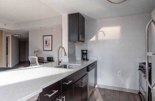 Bethesda Apartment | Trendy Bethesda 2BR w/Doorman & Pool, nr Metro & Dining, by Blueground