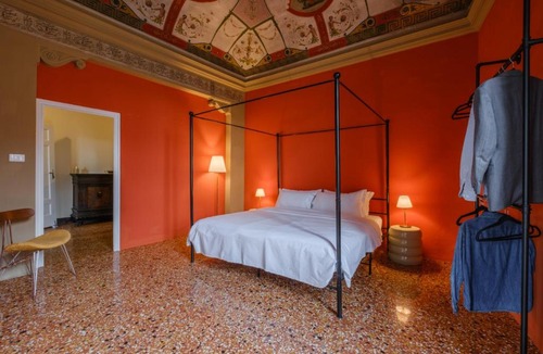 Historic Center Apartment | Unique Luxury Bologna Penthouse with Frescoes and Charm