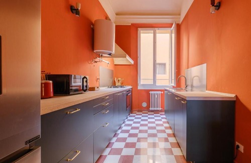 Historic Center Apartment | Unique Luxury Bologna Penthouse with Frescoes and Charm