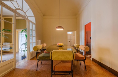 Historic Center Apartment | Unique Luxury Bologna Penthouse with Frescoes and Charm