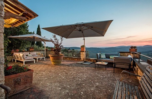 Vertine Villa | "Villa Erbolino" with Private Garden, Outdoor Stone Tub, and Wi-Fi