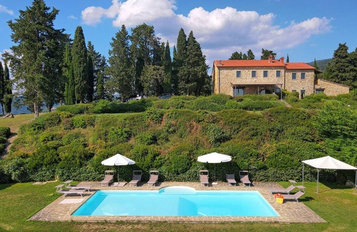 Subbiano House | Villa I Cipressi by fewo-toskana, surrounded by nature, secluded location, private pool, barbecue