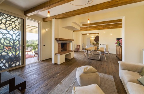 Palaia Villa | Villa in Palaia with pool, hot tub,A/C,veranda,barbecue,garden,and view