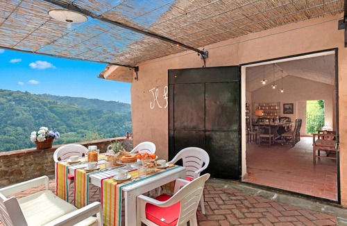 Macchino House | Villa Ortensie - Garden and Views in Marliana, Pistoia, Italy