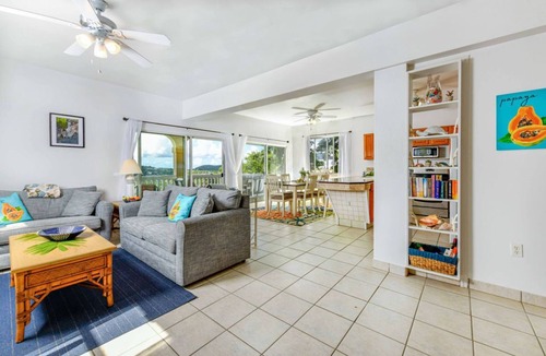 Estate Glucksberg and Grunwald Villa | Villa Papaya: 2 King BR, Pool, AC, near Beach and Cruz Bay