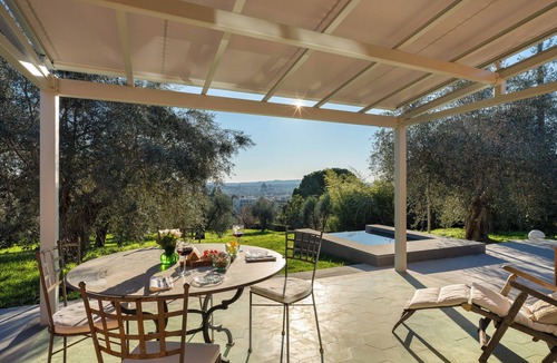 Le Cure House | Villino Arancio, Florence Panorama, small pool surrounded by olive trees