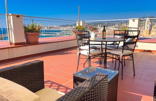 Imperia Apartment | Vista Mare Borgo Peri: seafront, 2 bedrooms, 2 bathrooms, sea-view terrace