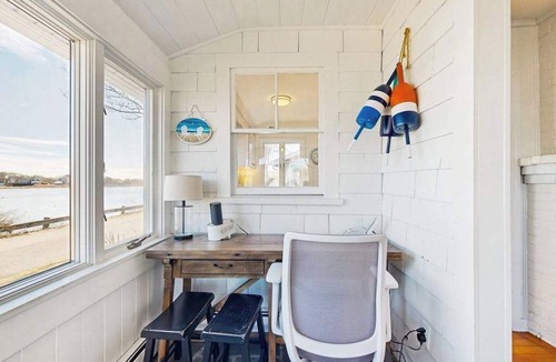 Falmouth Heights House | Waterfront Home with Lake Views and Walk to Falmouth Heights Beach
