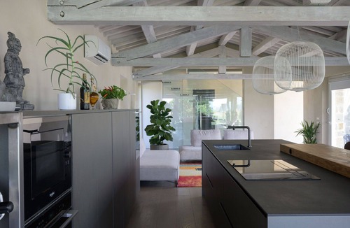 Ferretto Villa | Wonderful private villa with sauna, A/C, hot tub, WIFI, private pool, TV and patio, close to Cor.