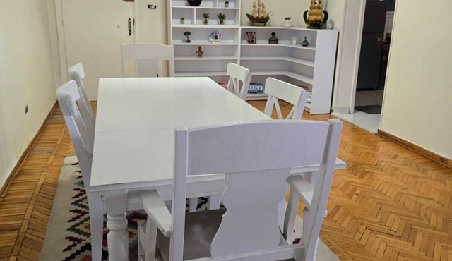 2-bedroom apartment in marvelous Heliopolis with AC , WIFI and all needs .