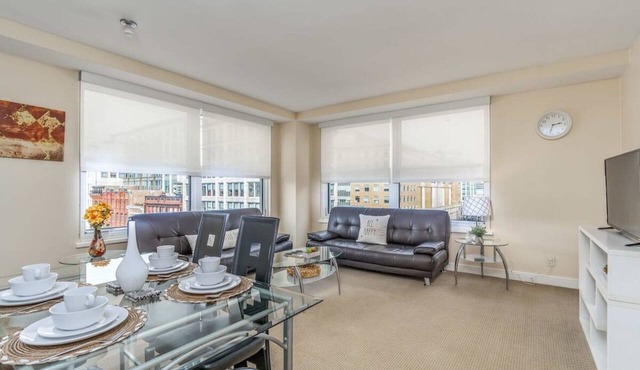 2 BR Fully Furnished Apartment at Penn Quarters - Surrounded by Best Restaurants in Town
