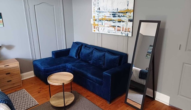 A stylish and large ensuite private bedroom suite with a separate entrance.