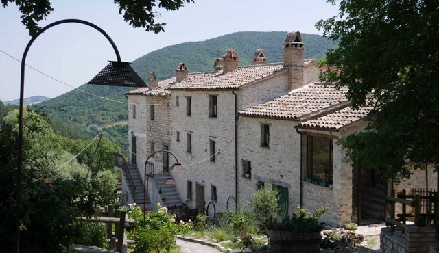 Ancient house in the park of Frasassi