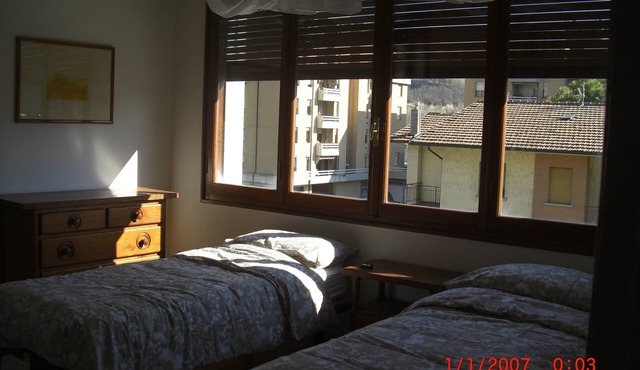 apartment in a small building of 2 floors.