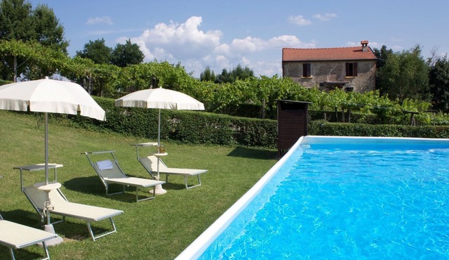 Apartment in Sassoleone with Pool, Balcony & Garden