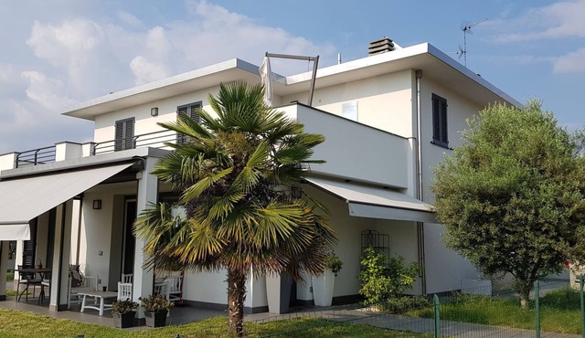Apartment surrounded by greenery