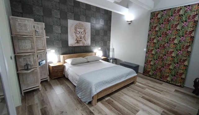 Apartment with a swimming pool and heated hydrimassage pool available