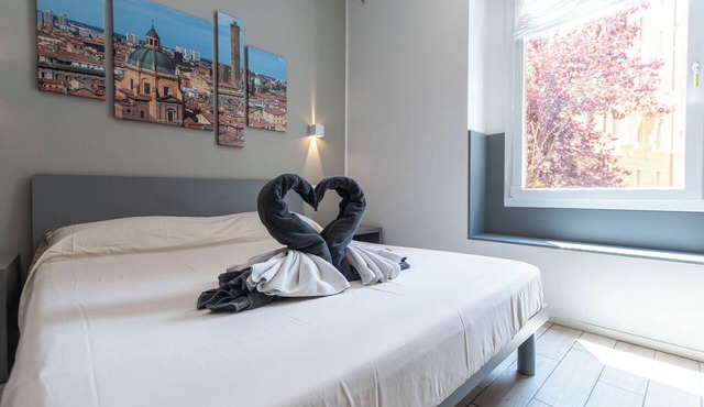 Apartment with wifi (fiber 1000), bed and sofa bed 2 steps from the center