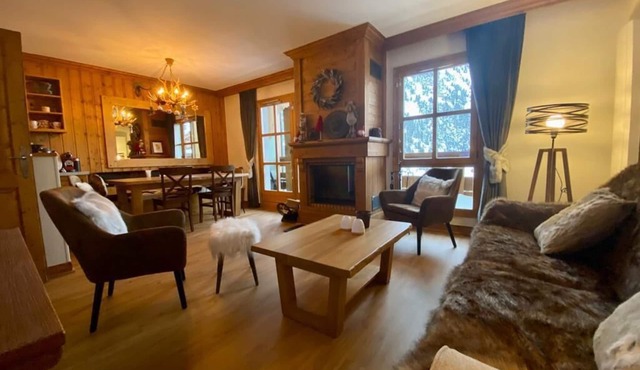 Appartement Duplex 2 Chambres Belle Vue Montagne Cheminee - Res Luxe 5 Etoiles
