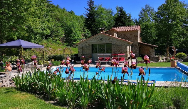 BEAUTIFUL CHESTNUT BARN FOR 2 IMMERSED IN NATURE - PRIVATE POOL - DOG FRIENDLY