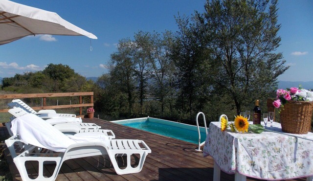 Beautiful private villa with private pool, WIFI, TV, patio, pets allowed and panoramic view