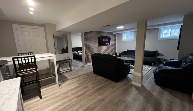 Brand new charming & cozy 1 bed/1 bath lower apartment