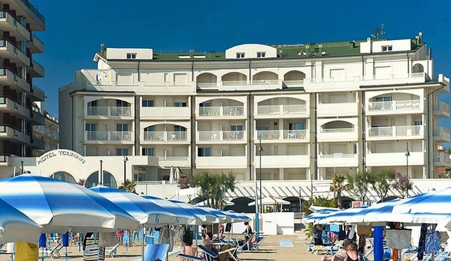 By the sea in Miramare di Rimini