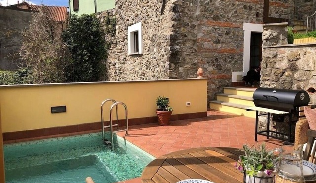 Cà La Torre, Stone House with pool in the terrace and super view