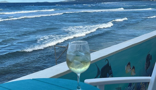 Charming 2-bedroom condo in amazing St Croix . Oceanfront with private beach.