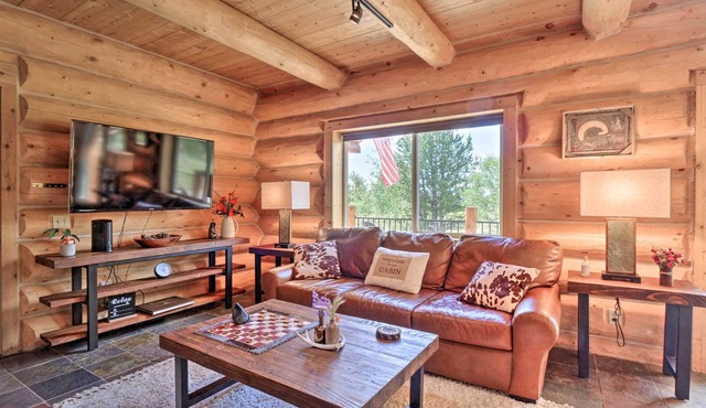 Chic Fairplay Cabin with Deck & Mountain Views!