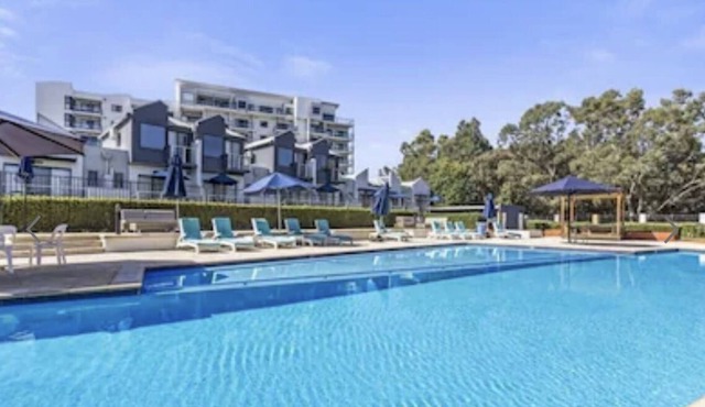 Close to the city with tranquility of the ascot river behind complex