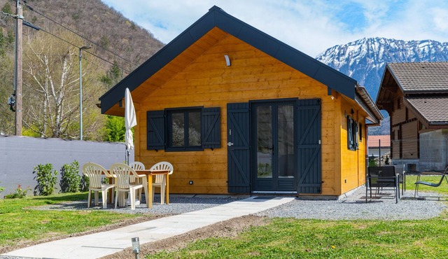 Cosy new chalet on private fenced plot 600m2