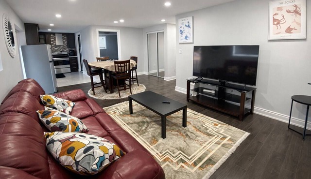Cozy 3BR Caledon Bsmt Suite w/Private Access & Basketball Court—Near Brampton!