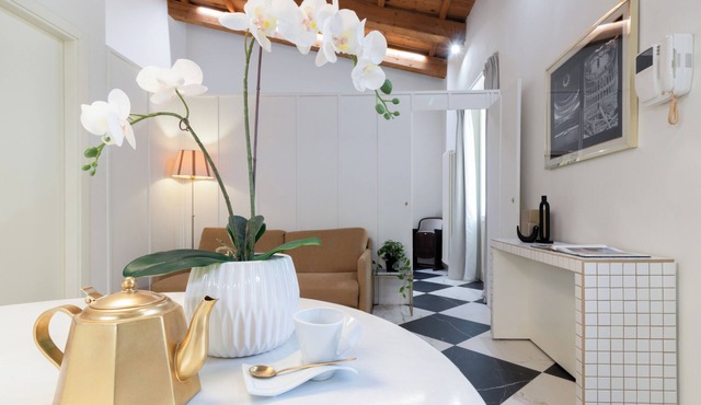 Designer loft in a central location with Jacuzzi in the bedroom