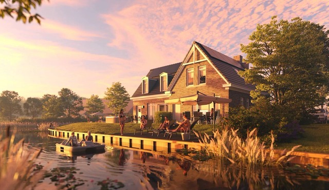 Detached group accommodation for 14 people