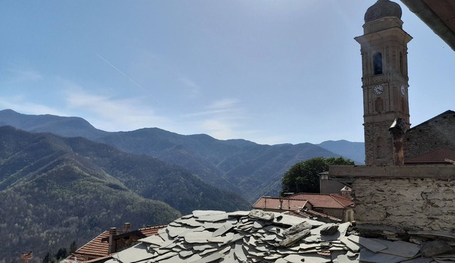 Detached house in Andagna with magnificent mountain view CIN:IT008035C2MAW6S48W