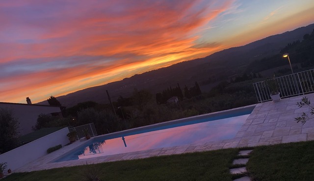 Enjoy breathtaking view and sunsets from the Swimming pool - Casa Magnolia SOLE
