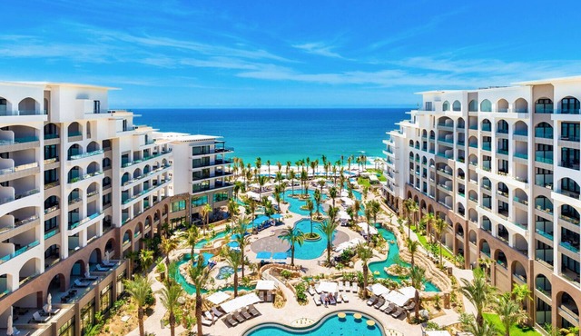 Float the Lazy River at Villa La Valencia!
