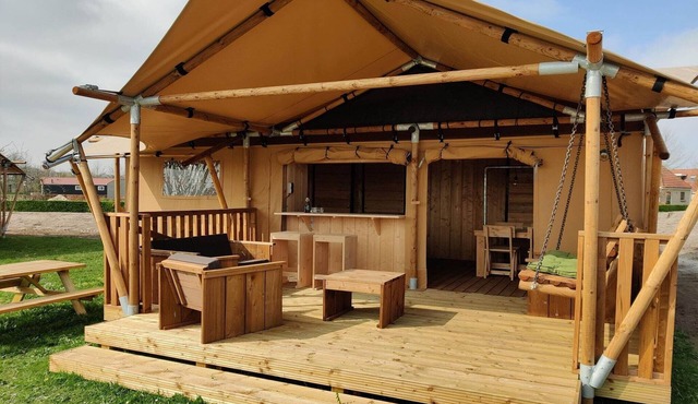Forest-Edge Glamping Tent