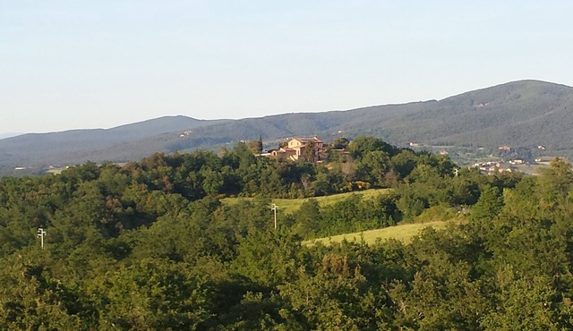 HILLTOP APARTMENT WITH GREAT WIEW BETWEEN SIENA AND VOLTERRA