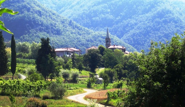 Historic village house with private pool, gardens & outdoor dining, near Bagnone
