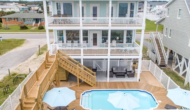 Hobbs Realty - “The Chick's Beach House” | Spacious Oceanfront w/Luxury Amenities & Private Pool